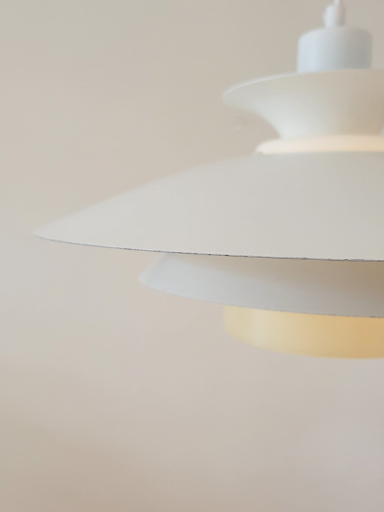 Image 1 of Danish Shell Lamp From Jeka Metaltryk Model Stine