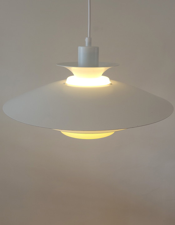 Image 1 of Danish Shell Lamp From Jeka Metaltryk Model Stine