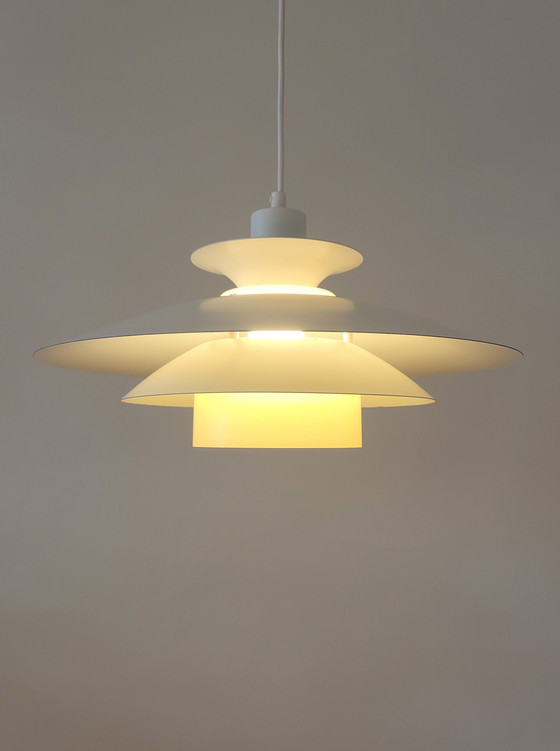 Image 1 of Danish Shell Lamp From Jeka Metaltryk Model Stine
