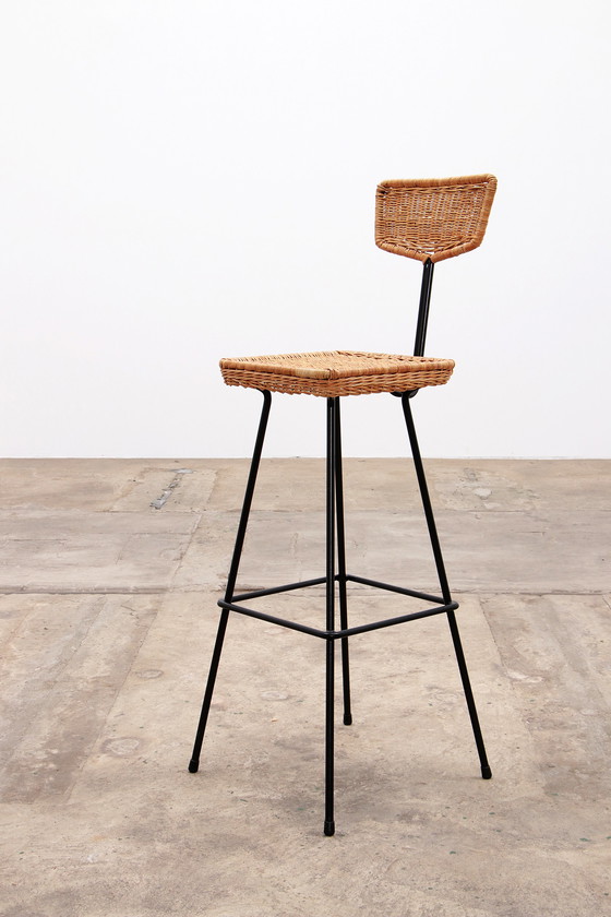 Image 1 of Herta Maria Witzemann, 4 bar stool Erwin Behr Germany 1950