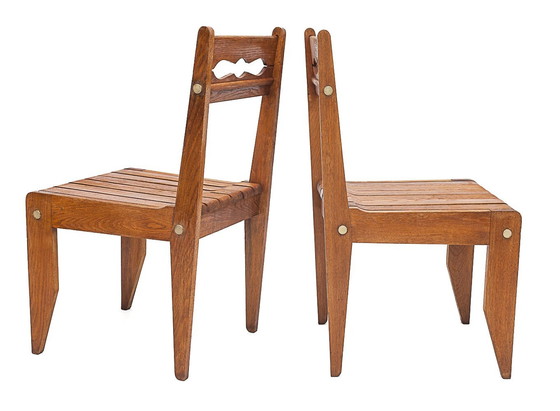 Image 1 of Set Of 4 Chairs Guillerme Et Chambron