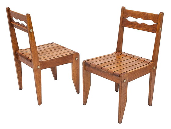 Image 1 of Set Of 4 Chairs Guillerme Et Chambron