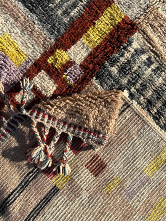 Image 1 of Handwoven Moroccan Beni Ouarain Rug – Colorful Geometric Design – 200X300 Cm