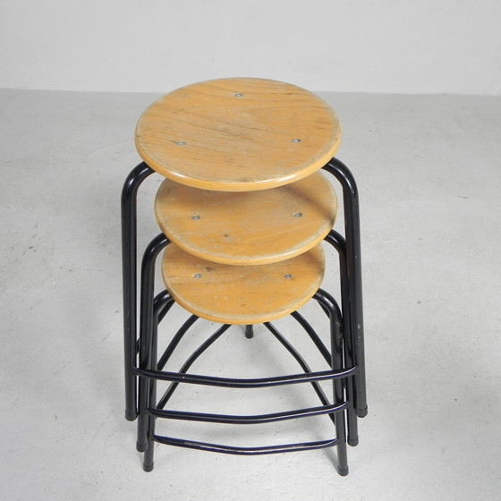 Image 1 of Industrial stackable stool, 59 cm high