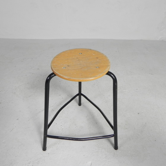 Image 1 of Industrial stackable stool, 59 cm high