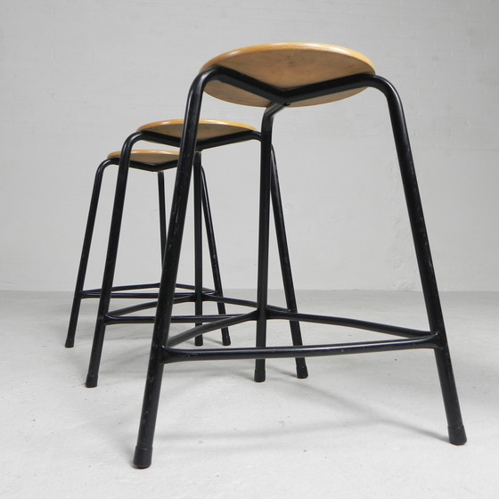 Image 1 of Industrial stackable stool, 59 cm high