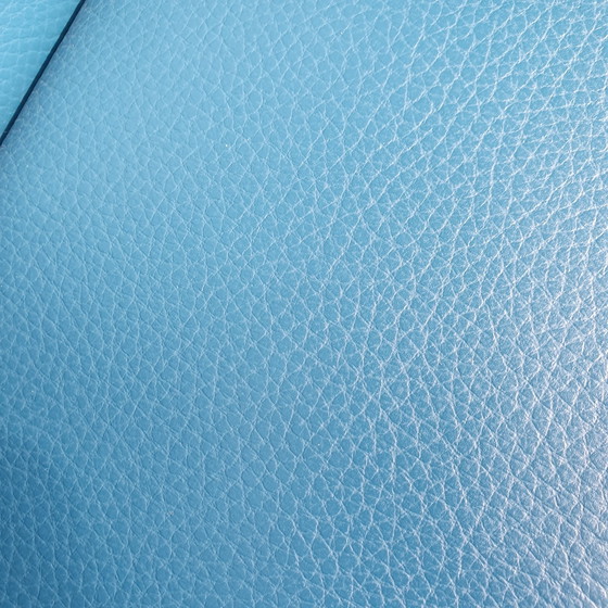 Image 1 of 4 chaises de salle à manger Bert Plantagie -Cuir/Pétrole