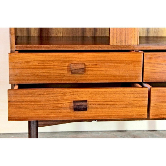 Image 1 of Vintage teak highboard scandinavian 1950s