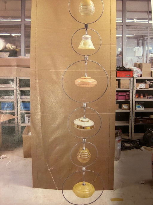 Piet Hein Eek old lampshades strand lamp