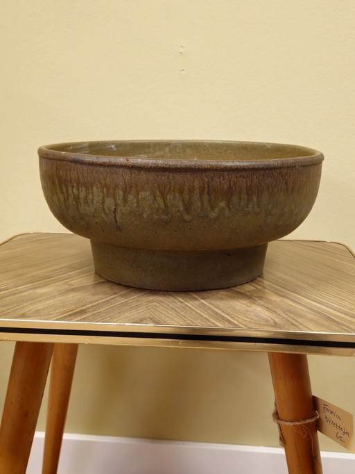Large Vintage Ceramic Bowl Flower Pot Fruit Bowl