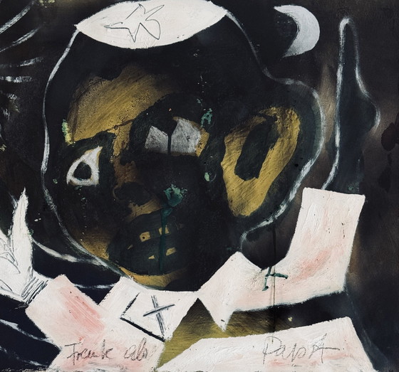 Image 1 of Thomas Lange ( 1957 ) Rare Painting From 1986 By This Great German Artist