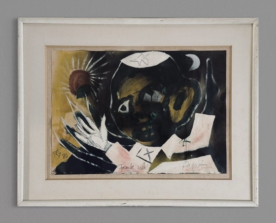 Image 1 of Thomas Lange ( 1957 ) Rare Painting From 1986 By This Great German Artist