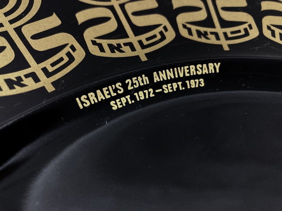 Image 1 of 4 piatti di Rosenthal del 1972 Design Tapio Wirkkala 25° anniversario di Israele