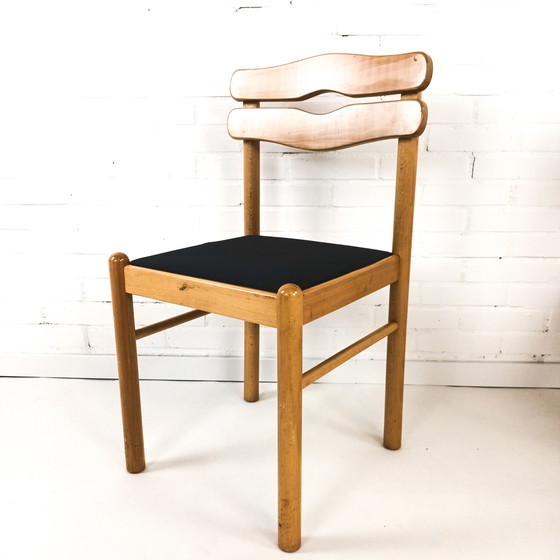 Image 1 of 4x vintage brutalist style chairs