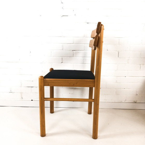 Image 1 of 4x vintage brutalist style chairs