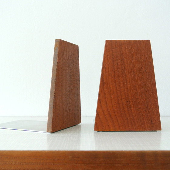 Image 1 of 2x Kai Kristiansen Teak Bookends