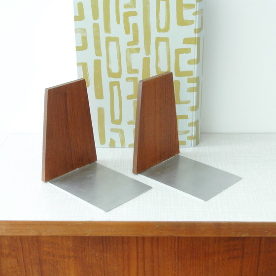 Image 1 of 2x Kai Kristiansen Teak Bookends