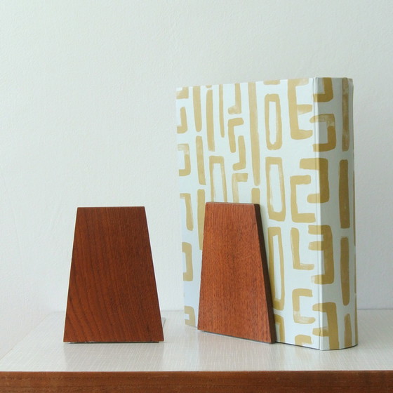 Image 1 of 2x Kai Kristiansen Teak Bookends