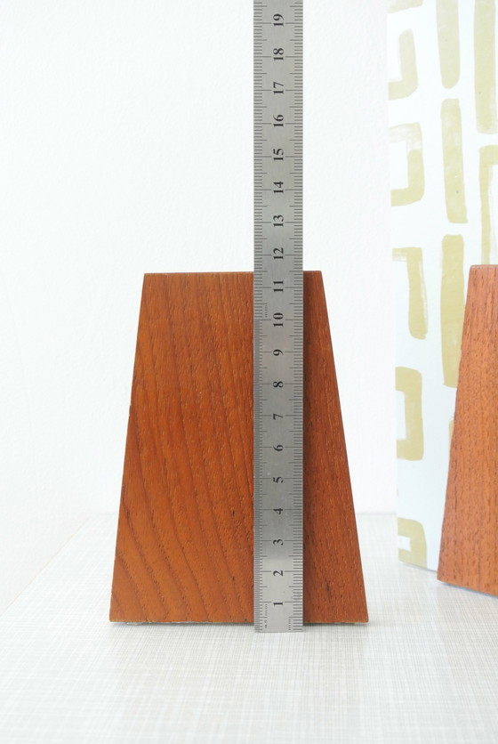 Image 1 of 2x Kai Kristiansen Teak Bookends