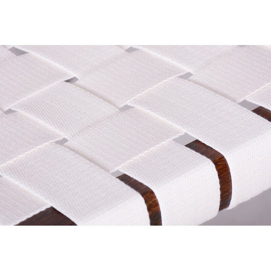 Image 1 of Vintage Art Deco armchair in oak and cotton by Jan Vaněk, Czechoslovakia 1940