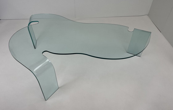 Image 1 of Glass coffee table by Hans von Klier for Fiam Italy