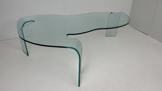 Image 1 of Glass coffee table by Hans von Klier for Fiam Italy