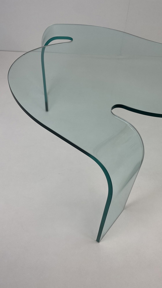 Image 1 of Glass coffee table by Hans von Klier for Fiam Italy