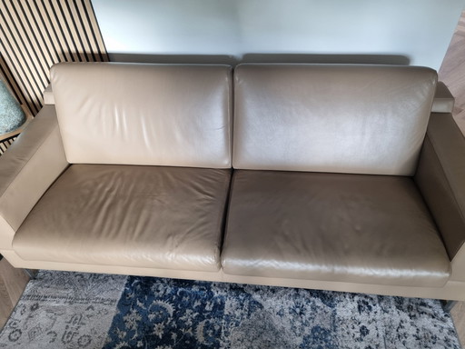 Leather 3-Seater Sofa