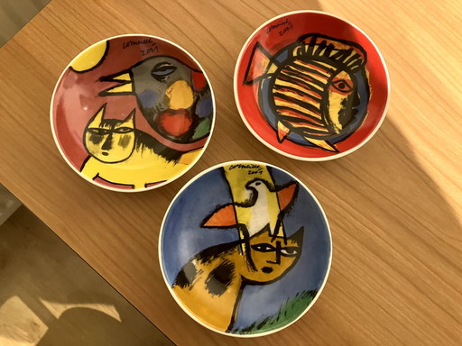 3 x Corneille Bowls