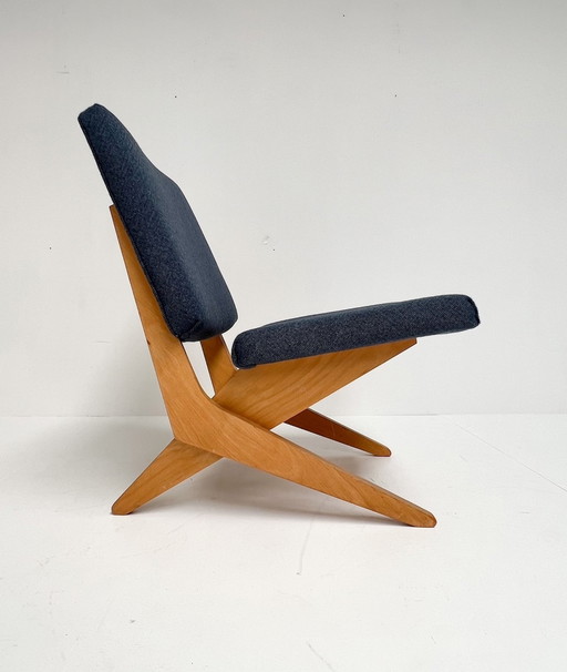 Scissor chair FB18 by Jan van Grunsven for Pastoe, 1950's