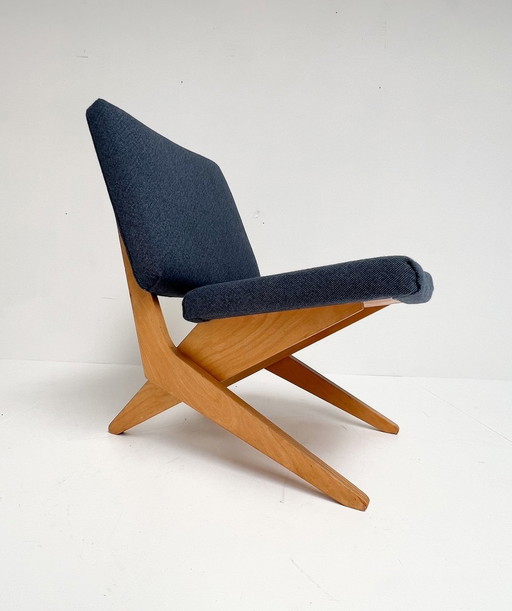 Scissor chair FB18 by Jan van Grunsven for Pastoe, 1950's