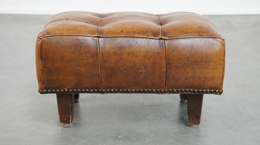 Sheepskin Leather Hocker