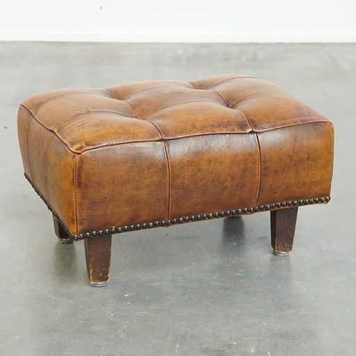 Sheepskin Leather Hocker