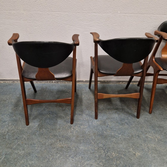 Image 1 of 4x AWA Almelo Koehoorn Chairs