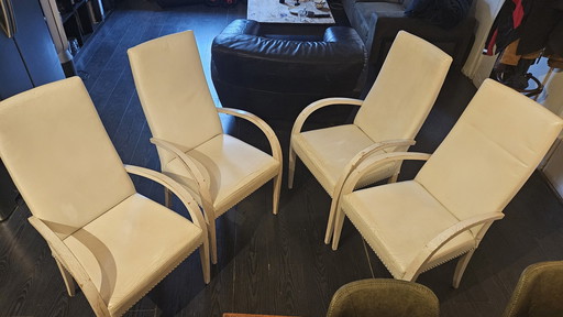 4X Jan Des Bouvrie Table Chairs