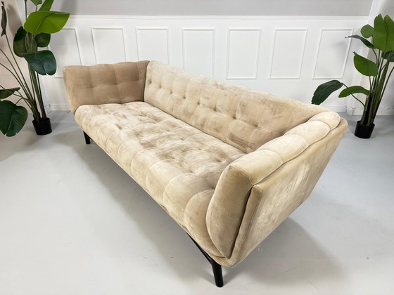 Image 1 of Roche Bobois Profile 3 seater designer sofa fabric couch