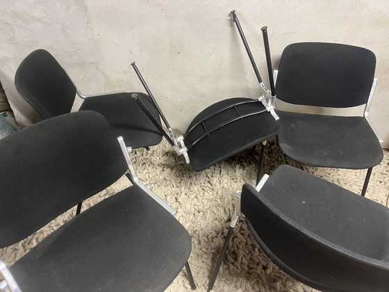 Image 1 of 5X Castelli Axis 106 Giancarlo Piretti Dining Chairs