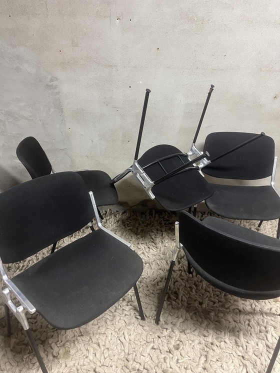 Image 1 of 5X Castelli Axis 106 Giancarlo Piretti Dining Chairs