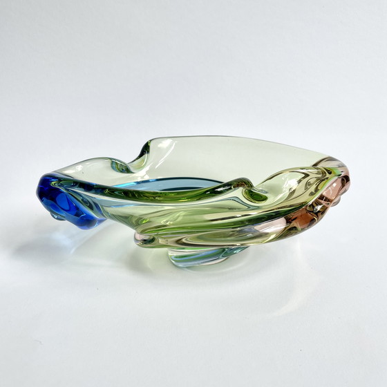 Image 1 of Mstisov Glass Factory Ashtray / Bowl