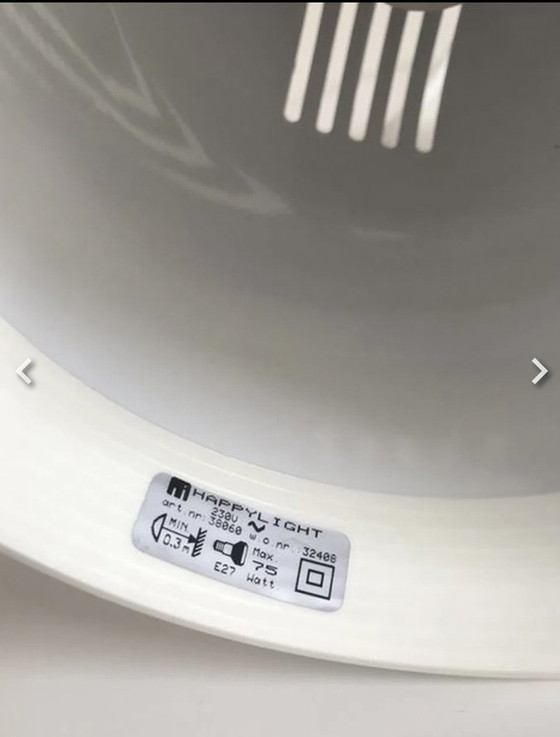 Image 1 of Lampada a sospensione vintage "Happylight". 