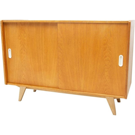Image 1 of Credenza vintage U-452 in rovere di Jiří Jiroutek, Cecoslovacchia 1960