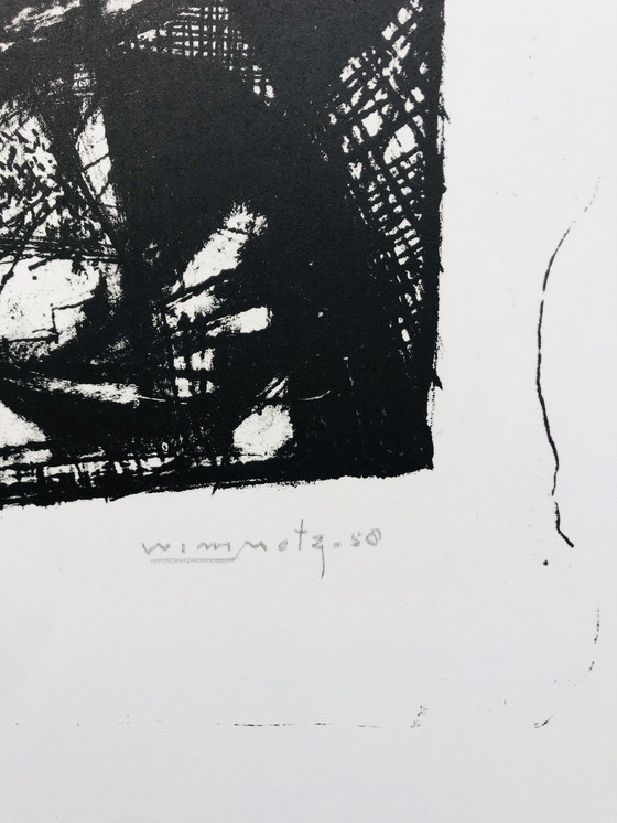 Image 1 of Wim Motz - 1958 Lithograph