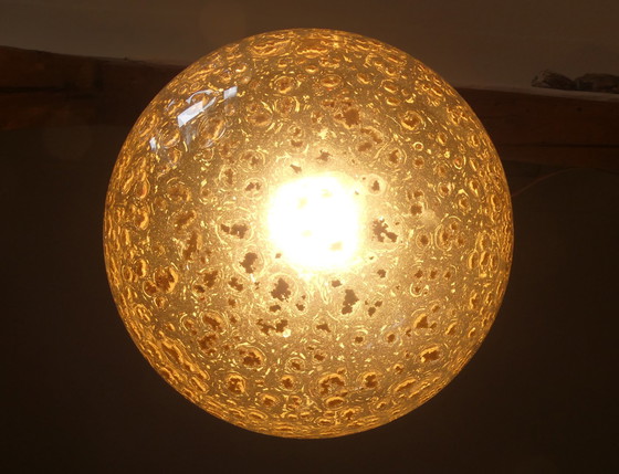 Image 1 of Ceiling light globe light gold inclusions UK1aeb