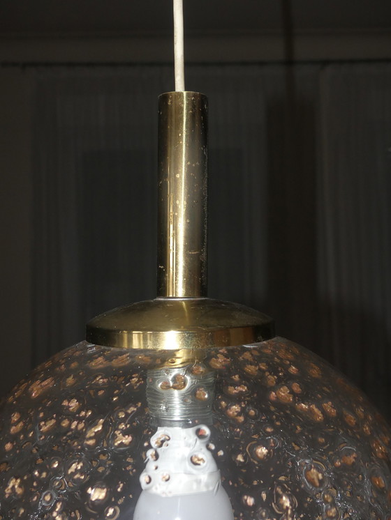 Image 1 of Ceiling light globe light gold inclusions UK1aeb