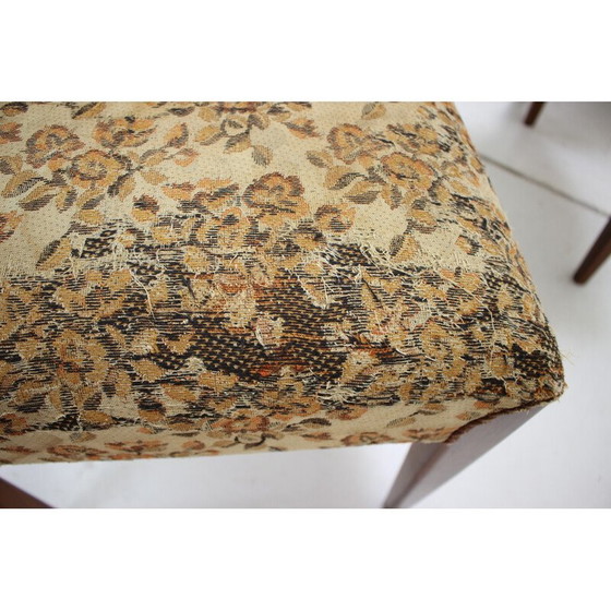 Image 1 of Set of 4 vintage H-214 fabric dining chairs by Jindrich Halabala for Up Závody, Czechoslovakia 1950