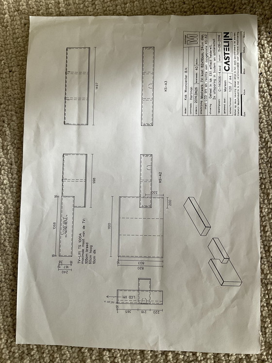 Image 1 of Castelijn TV cabinet with elevator