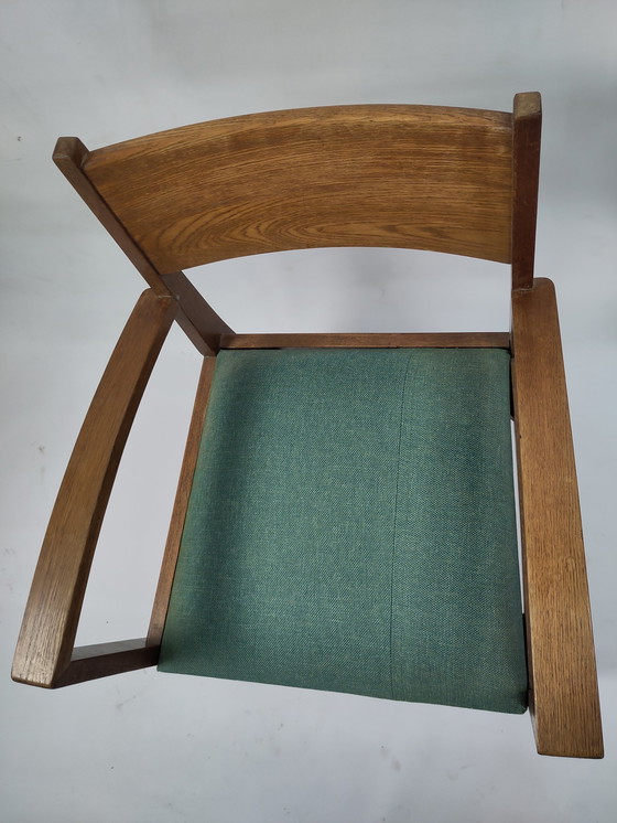 Image 1 of Art Deco chair with new upholstery