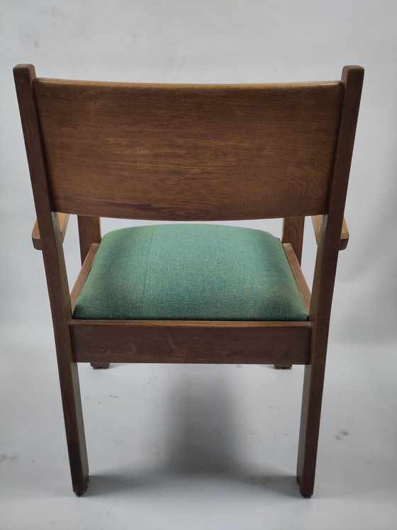 Image 1 of Art Deco chair with new upholstery