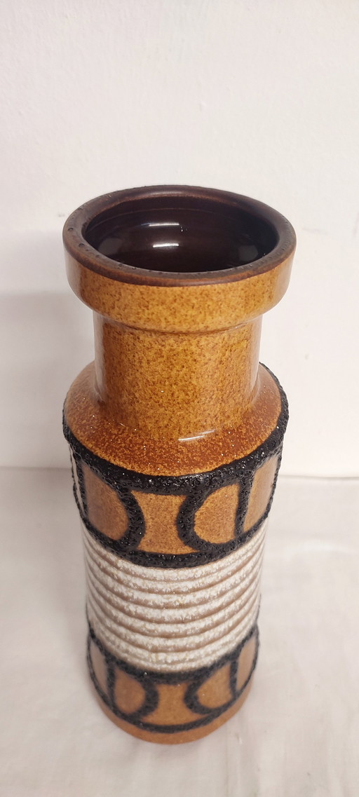 "Fat Lava" Vase From West Germany Ceramic