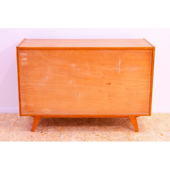 Image 1 of Cassettiera vintage U-458 in legno di faggio e compensato di Jiri Jiroutek per Interier Praha, Cecoslovacchia 1960